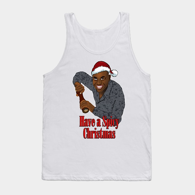 Ainsley Harriott Spicy Christmas Tank Top by Barnyardy